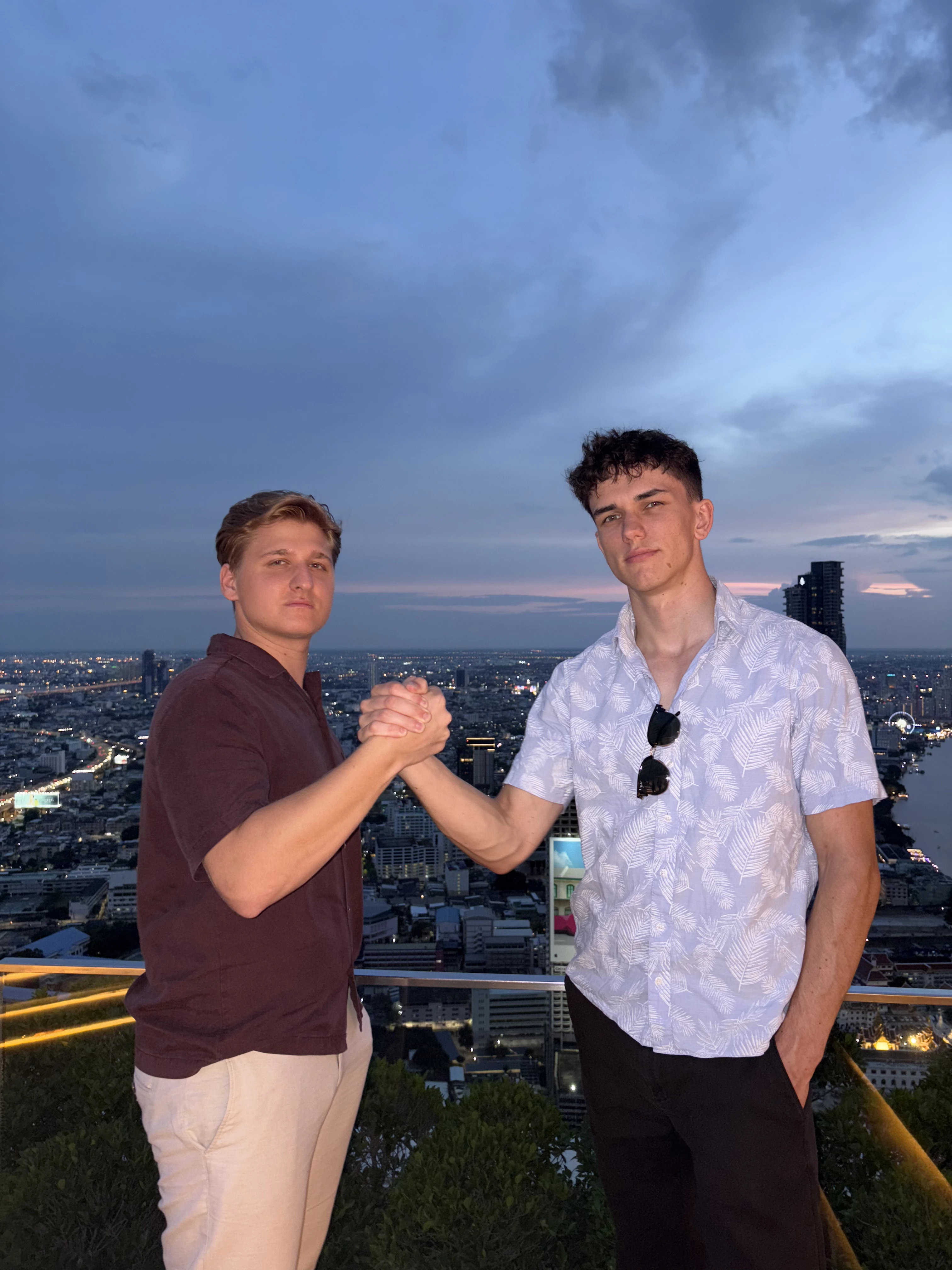 Kamil Tański i Leon Bednarski